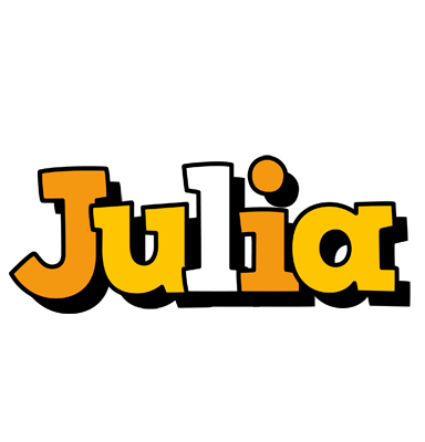 Julia cartoon logo
