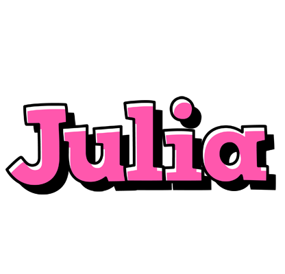 Julia girlish logo