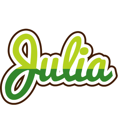 Julia golfing logo