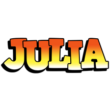 Julia sunset logo