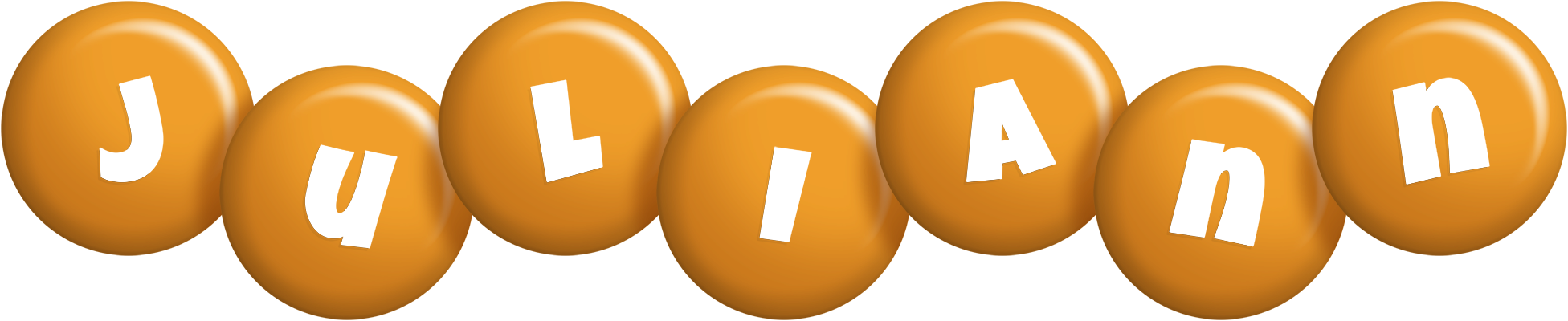 Juliann candy-orange logo