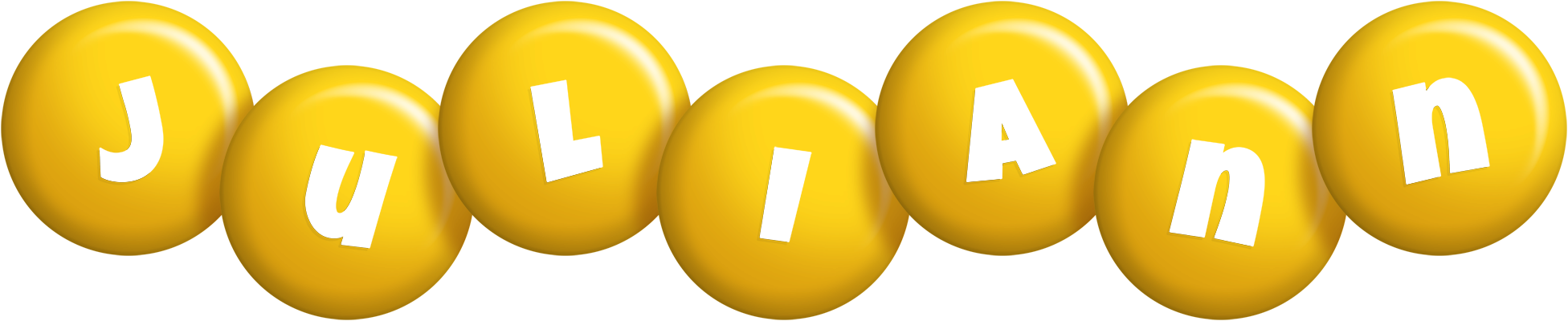 Juliann candy-yellow logo
