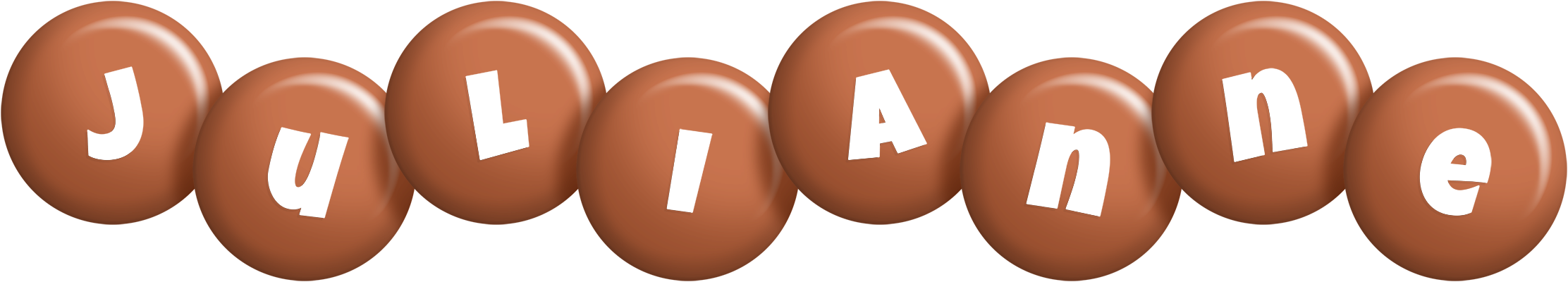 Julianne candy-brown logo