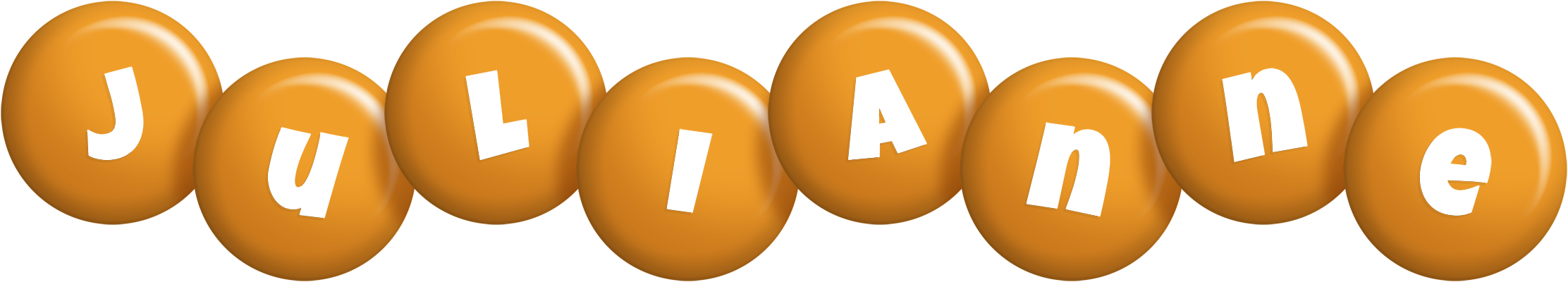 Julianne candy-orange logo