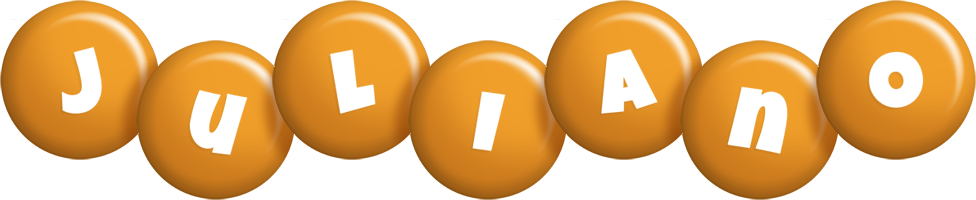 Juliano candy-orange logo