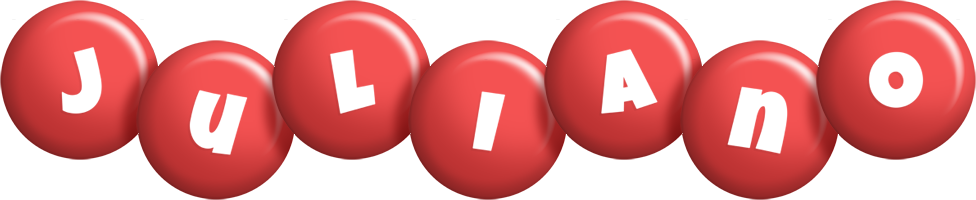 Juliano candy-red logo
