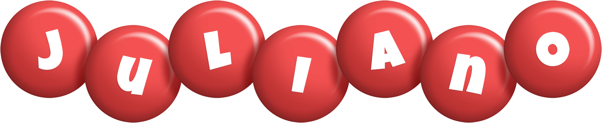 Juliano candy-red logo