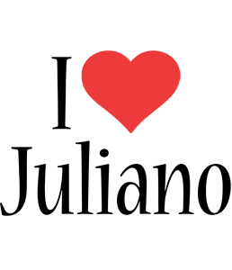 Juliano i-love logo