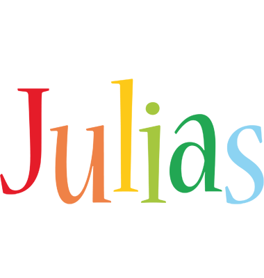 Julias birthday logo