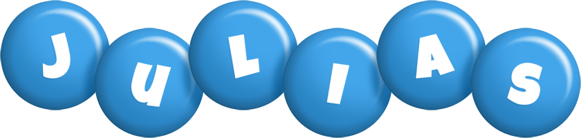 Julias candy-blue logo