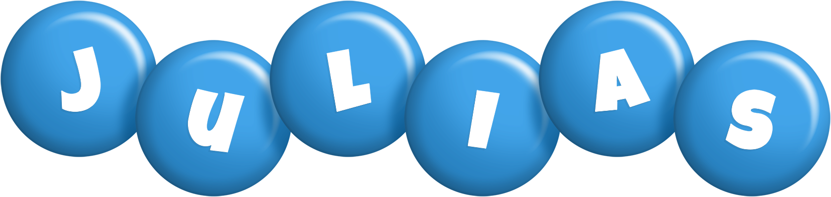 Julias candy-blue logo