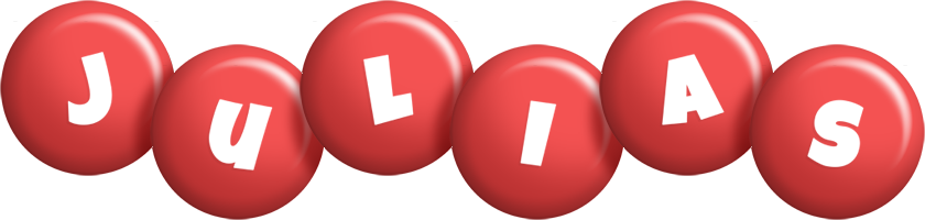 Julias candy-red logo