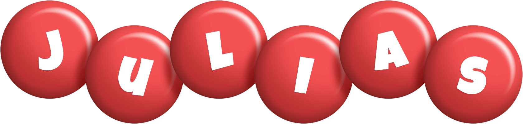 Julias candy-red logo