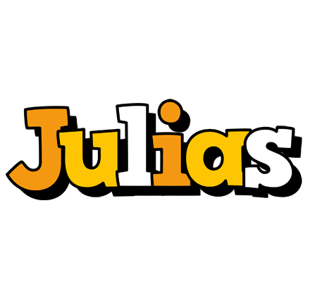 Julias cartoon logo