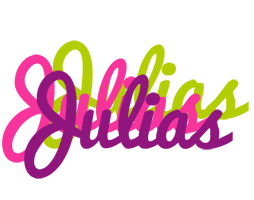 Julias flowers logo