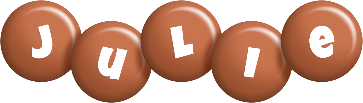 Julie candy-brown logo