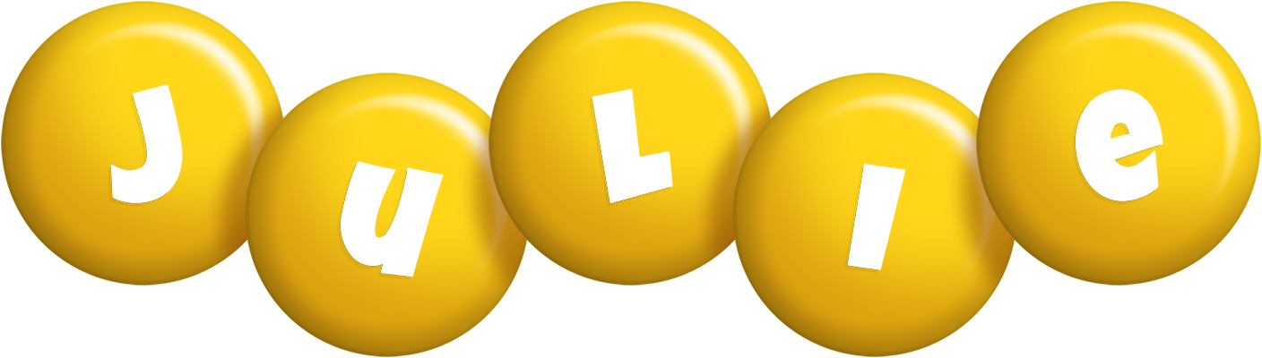 Julie candy-yellow logo
