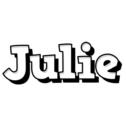 Julie snowing logo
