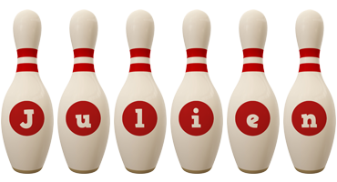 Julien bowling-pin logo