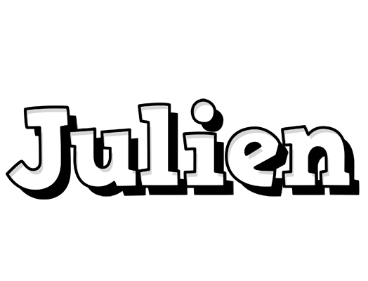 Julien snowing logo