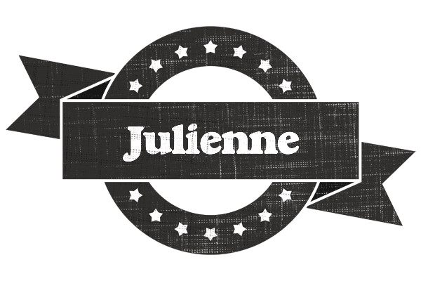 Julienne grunge logo
