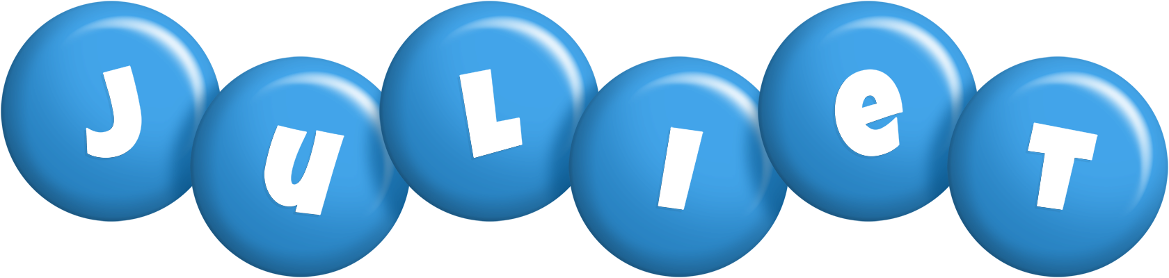 Juliet candy-blue logo