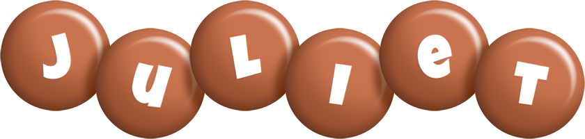 Juliet candy-brown logo