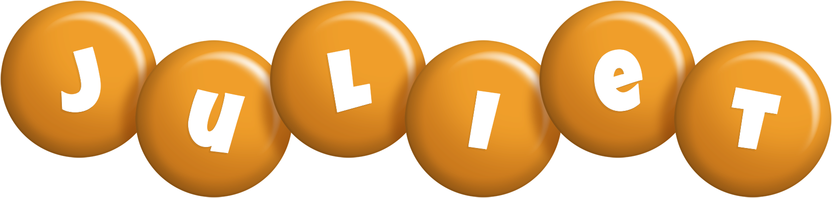 Juliet candy-orange logo