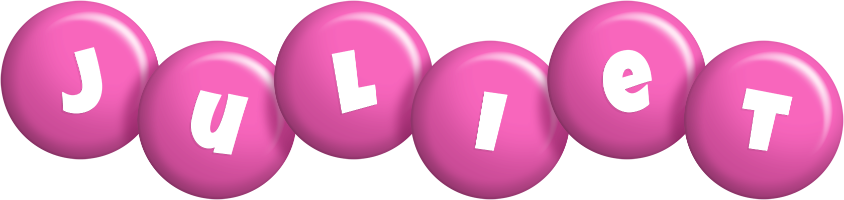 Juliet candy-pink logo