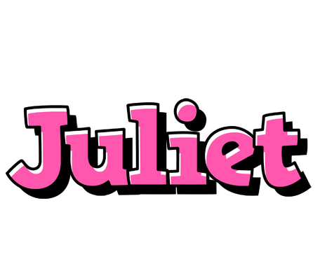 Juliet girlish logo