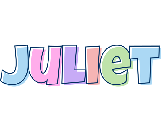 Juliet pastel logo