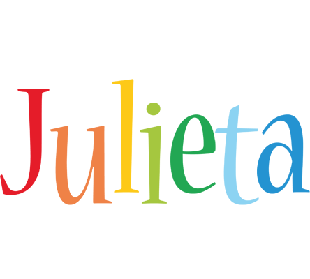 Julieta birthday logo