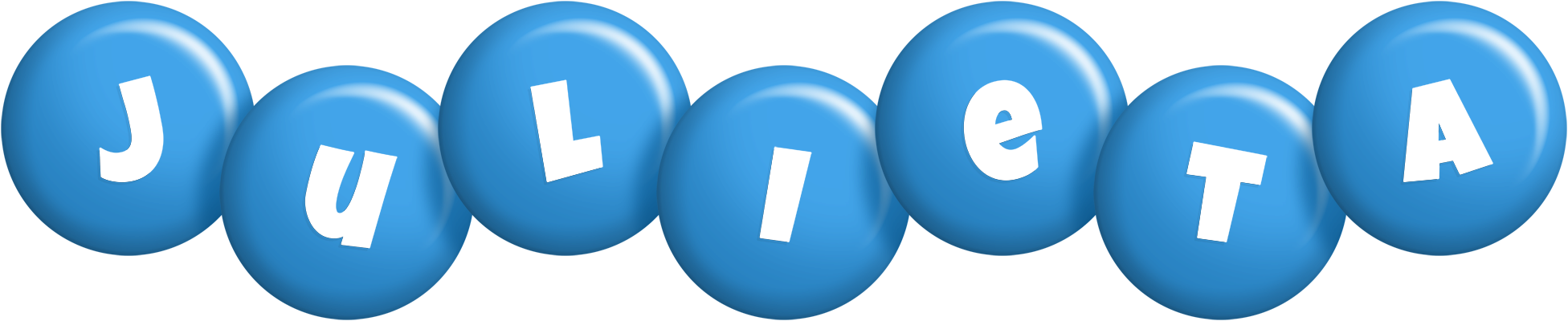 Julieta candy-blue logo