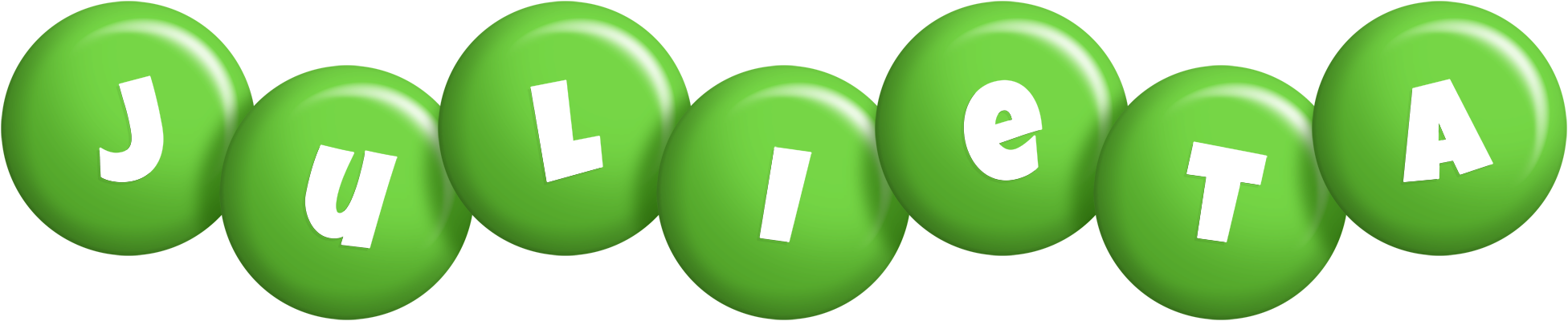 Julieta candy-green logo