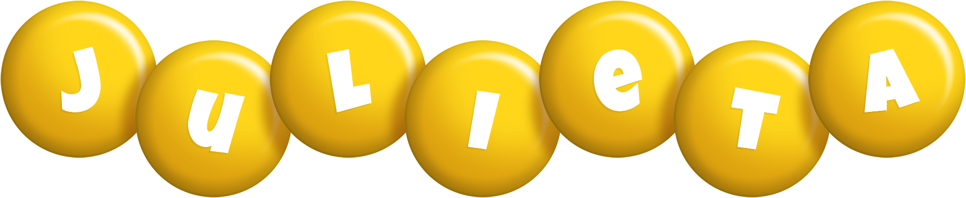 Julieta candy-yellow logo