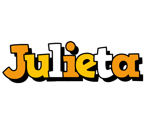 Julieta cartoon logo