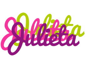 Julieta flowers logo