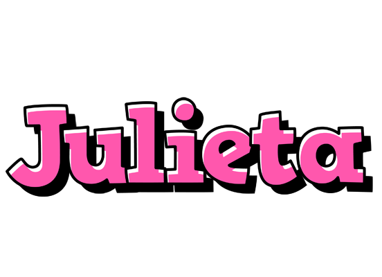 Julieta girlish logo
