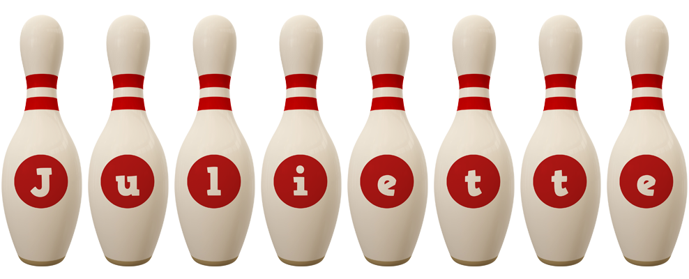 Juliette bowling-pin logo