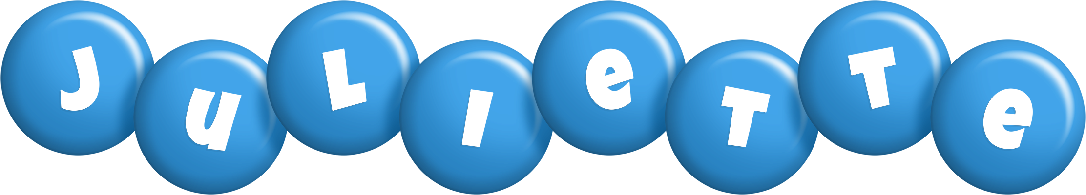 Juliette candy-blue logo
