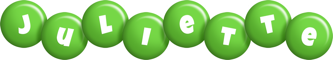 Juliette candy-green logo