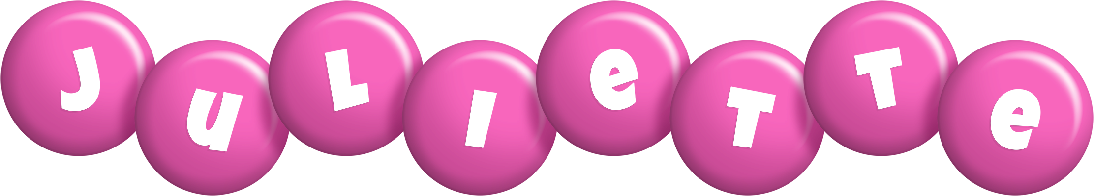 Juliette candy-pink logo