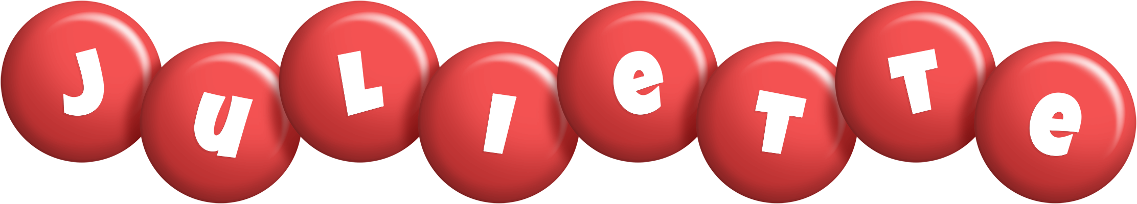 Juliette candy-red logo