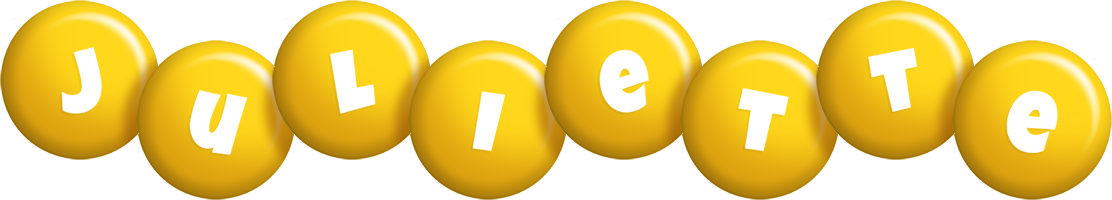 Juliette candy-yellow logo