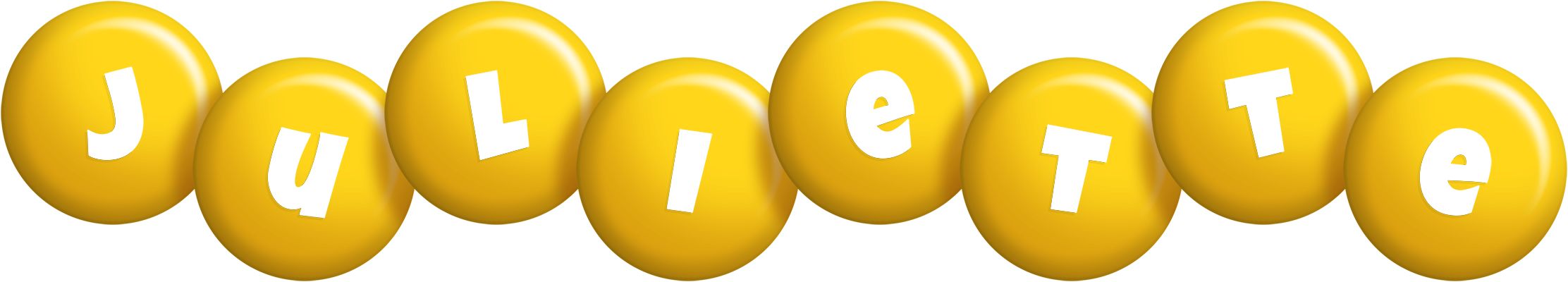 Juliette candy-yellow logo