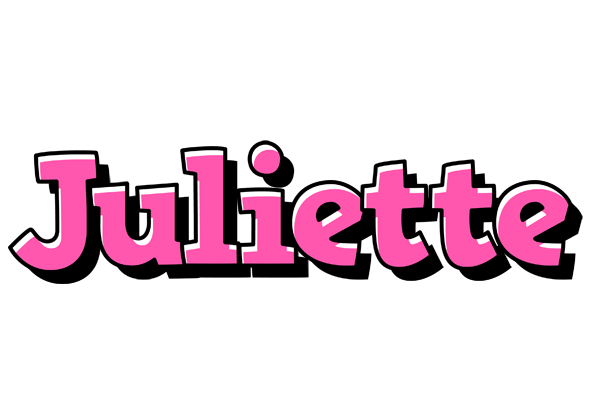 Juliette girlish logo