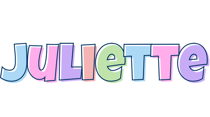 Juliette pastel logo