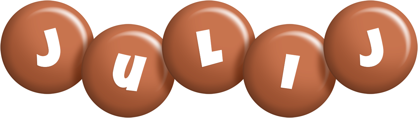 Julij candy-brown logo