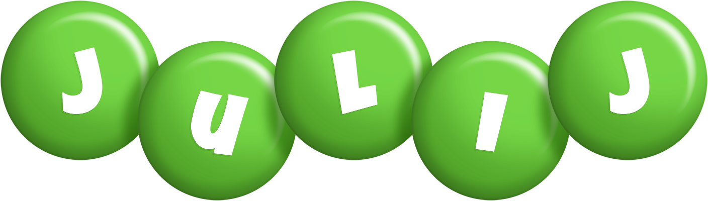 Julij candy-green logo