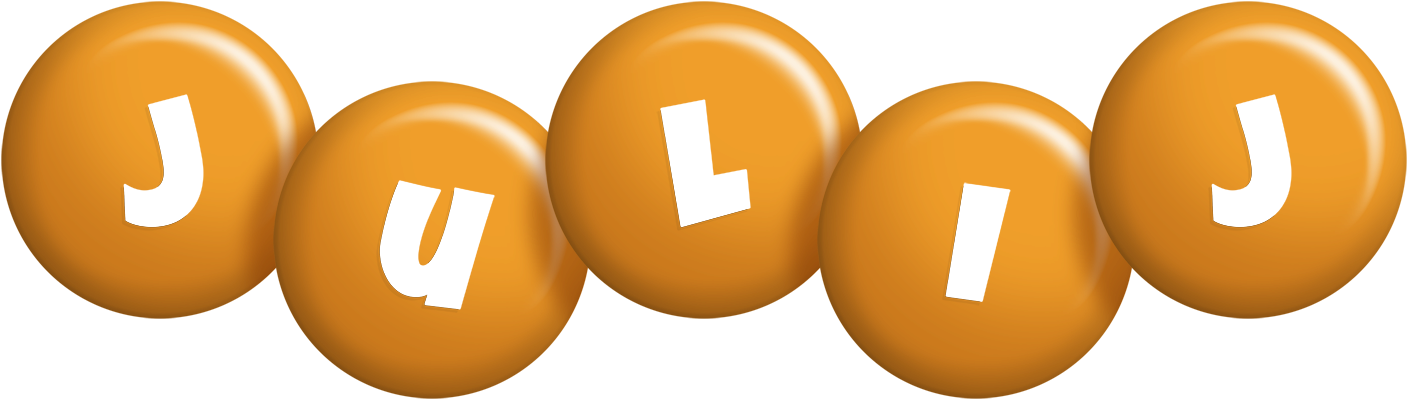 Julij candy-orange logo